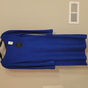 ST. JOHN Cobalt blue evening dress